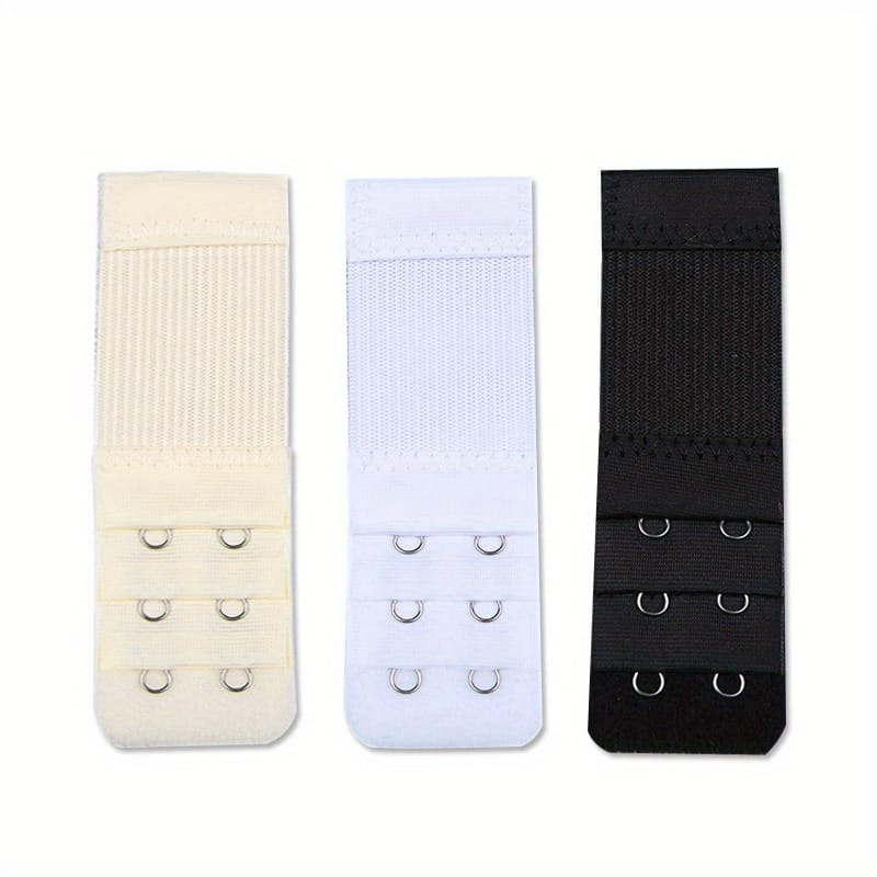 Stretchy Bra Extension Buckle 3 pcs Set Comfortable Adjustable