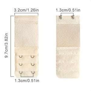 Stretchy Bra Extension Buckle 3 pcs Set Comfortable Adjustable