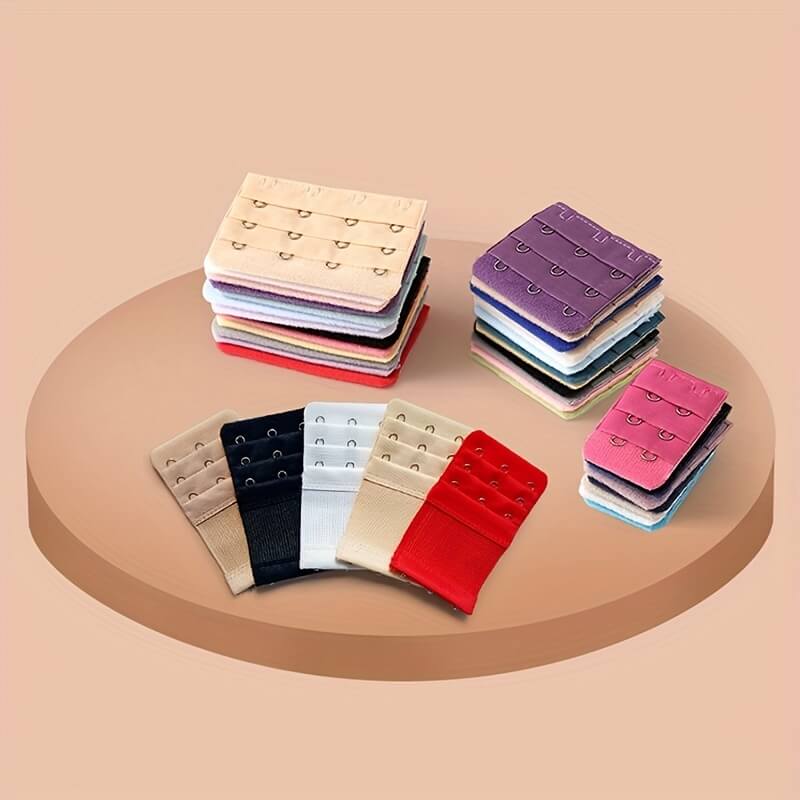 Stretchy Bra Extension Buckle 3 pcs Set Comfortable Adjustable