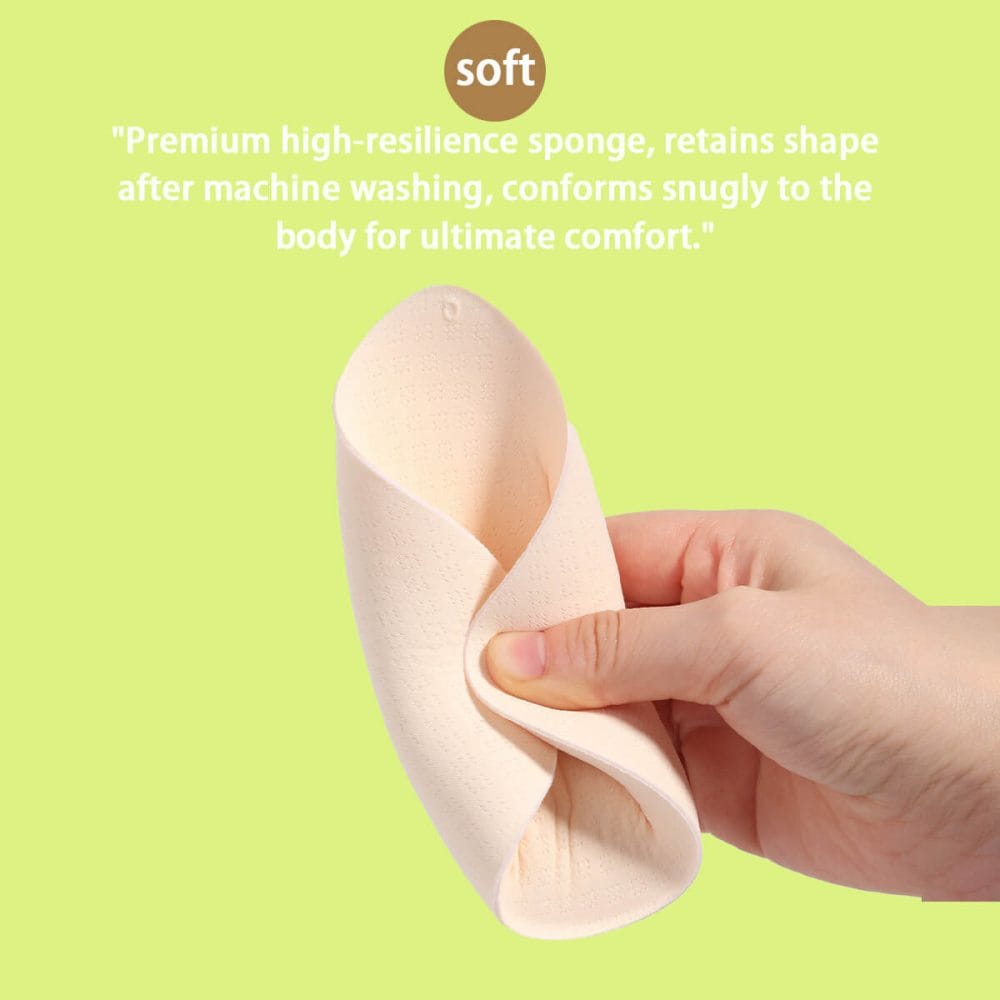 Triangle Push-Up Bra Pads 6/pcs Adhesive-Backed Lift Enhancer