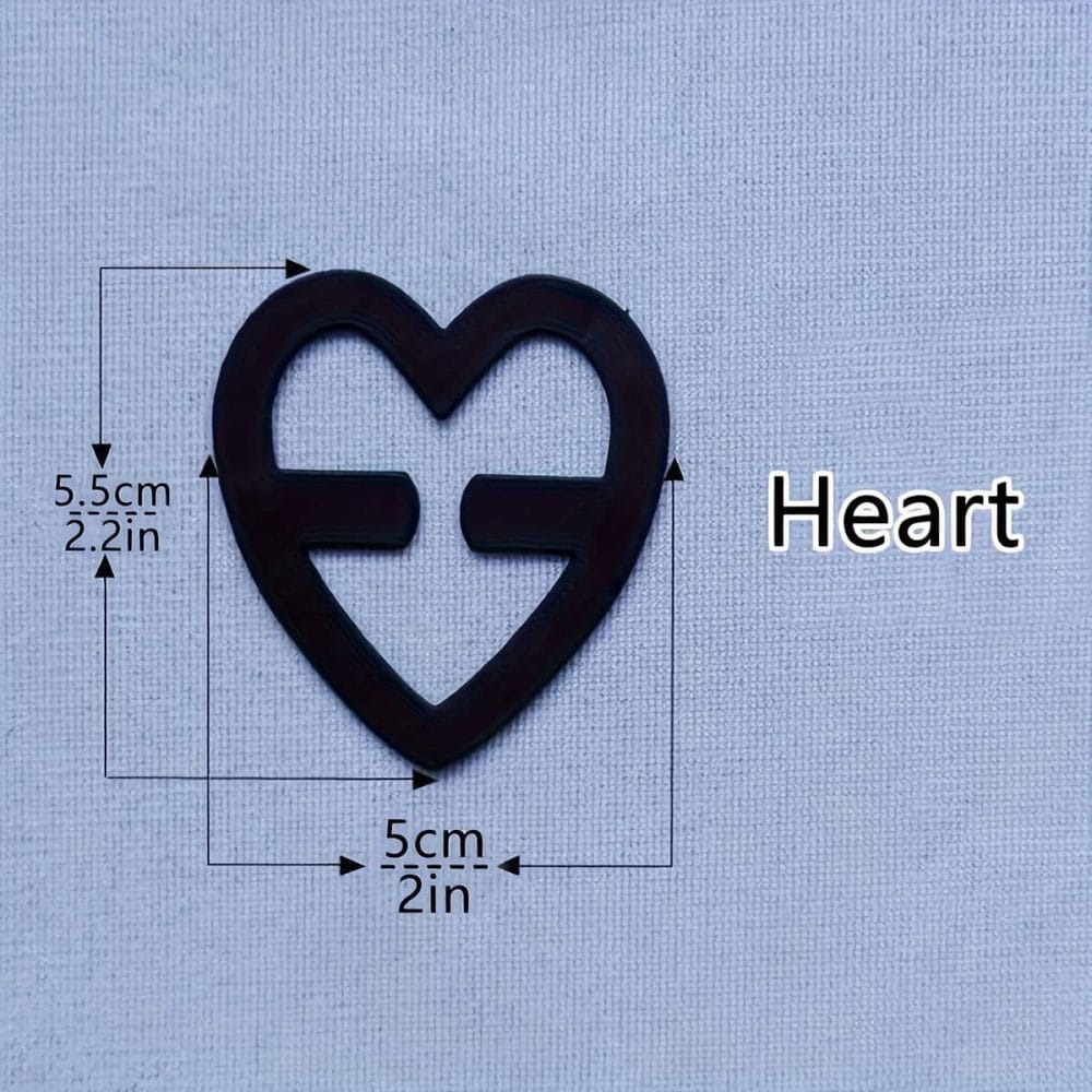 Bra Strap Clip Heart-Shaped