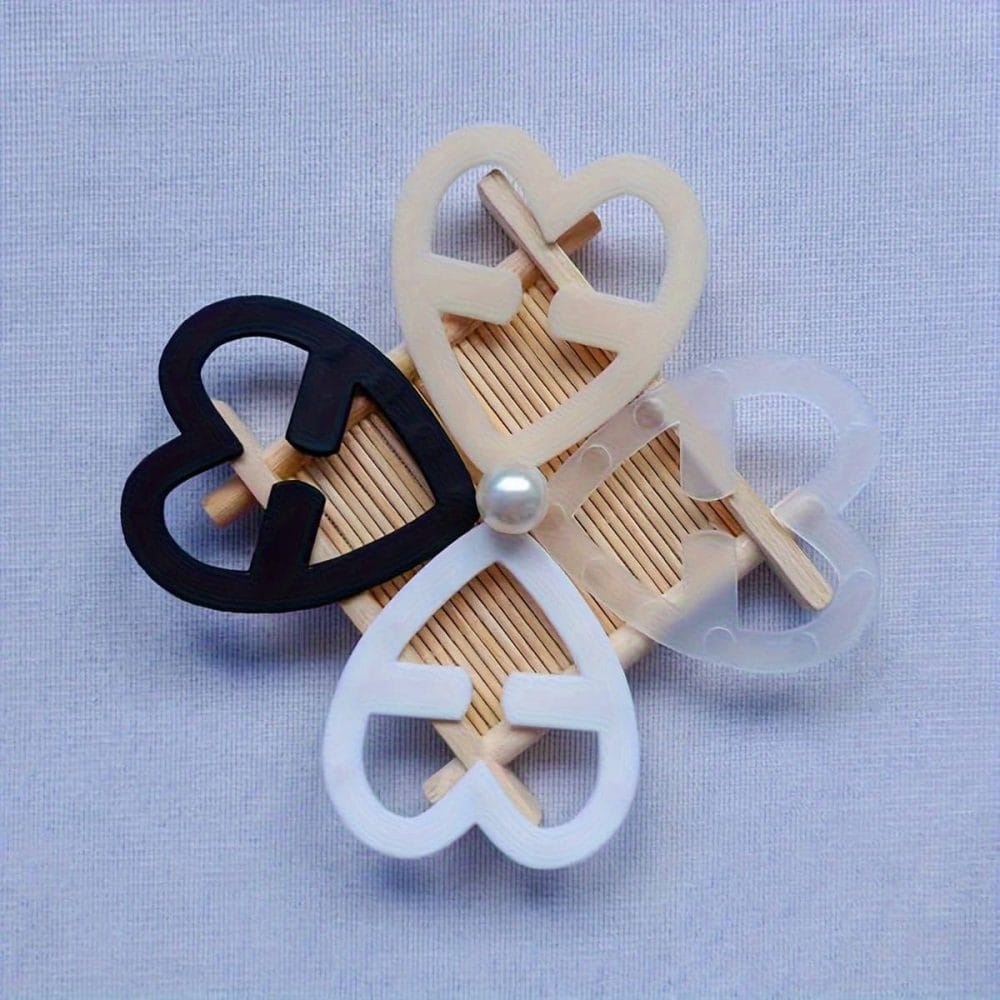 Bra Strap Clip Heart-Shaped
