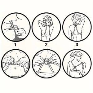 Women's Bra Strap Clip Elegant Heart-Shaped Underwire Bras & Bustiers