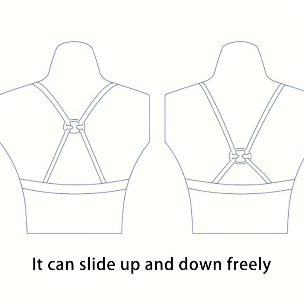 Bra Strap Clip Heart-Shaped