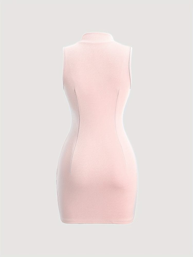 Sexy Sleeveless Bodycon Mini Dress for Women Elegant Stretchy Affordable Look for Casual Parties and Formal Events