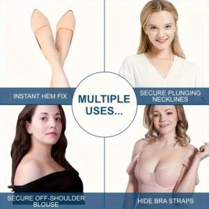 Ultra-Thin Adhesive Tape Strips 10/36pcs Ultra-Thin Transparent