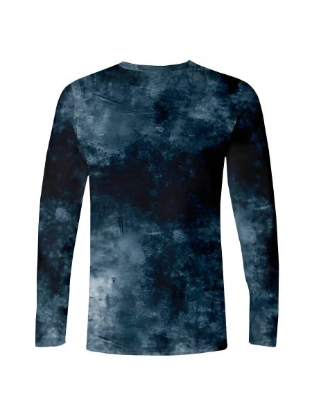 Classic Cross Men T-shirt Letter Print Creative Long Sleeve