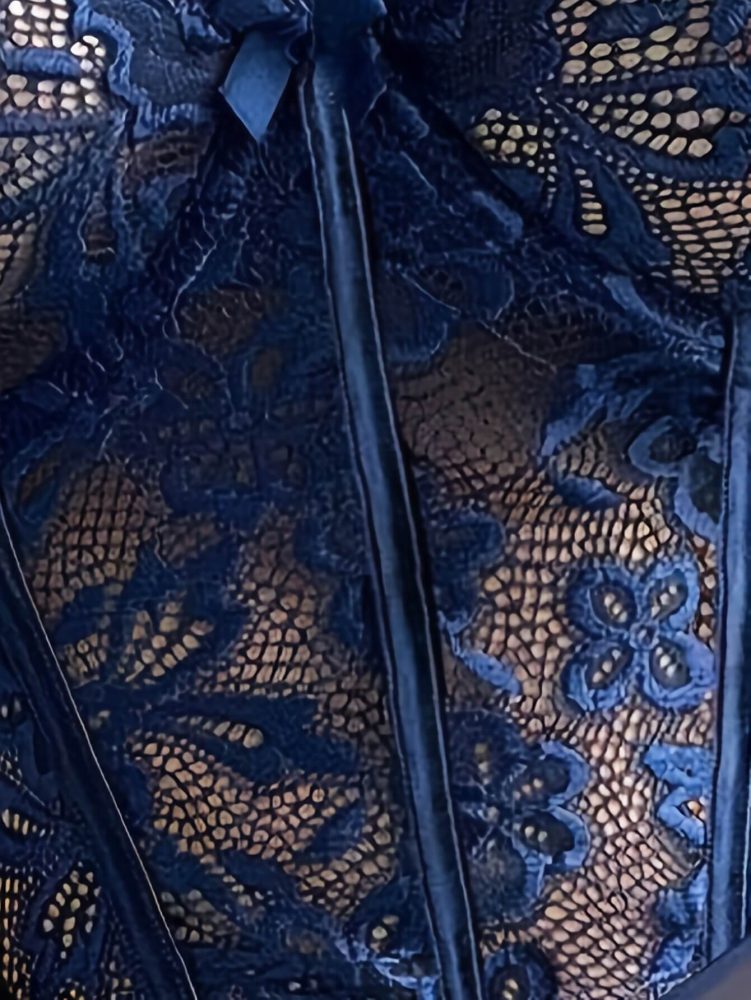 Sensual Night Gown Style Floral Lace Print Beautiful Bodycon Dress