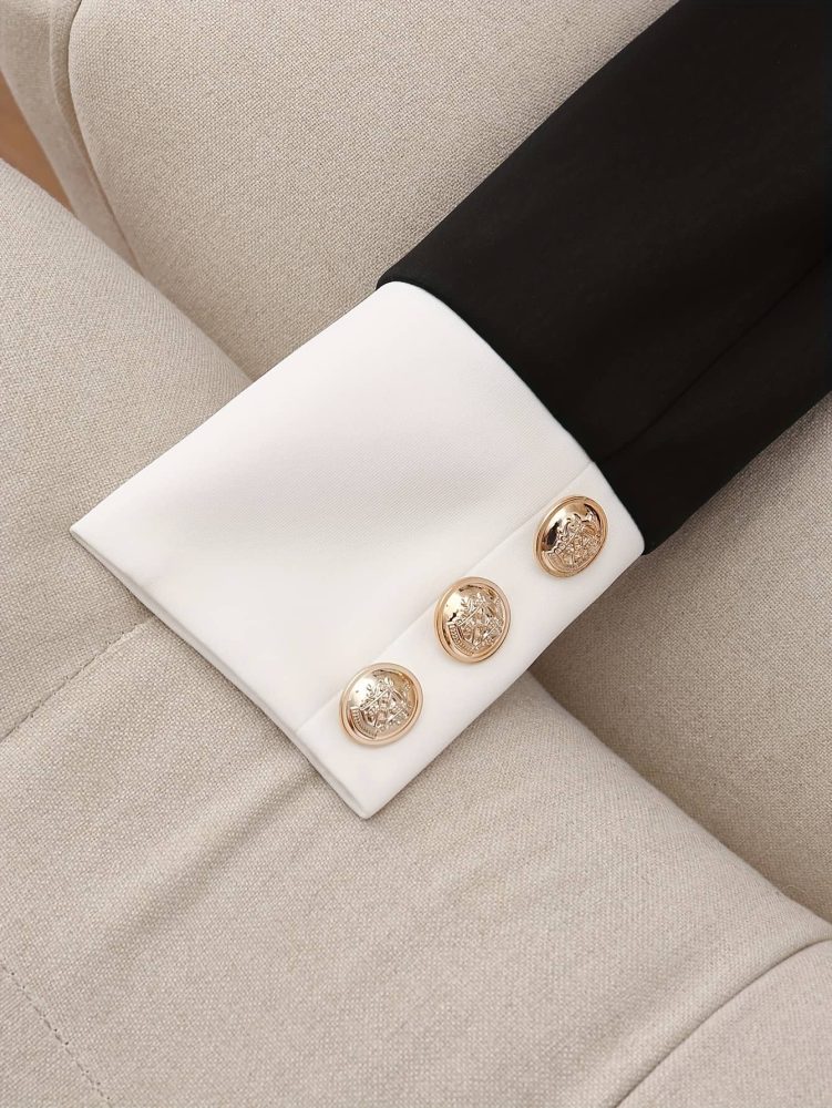 Suit Jacket and Bodycon Skirt Two-Piece Set