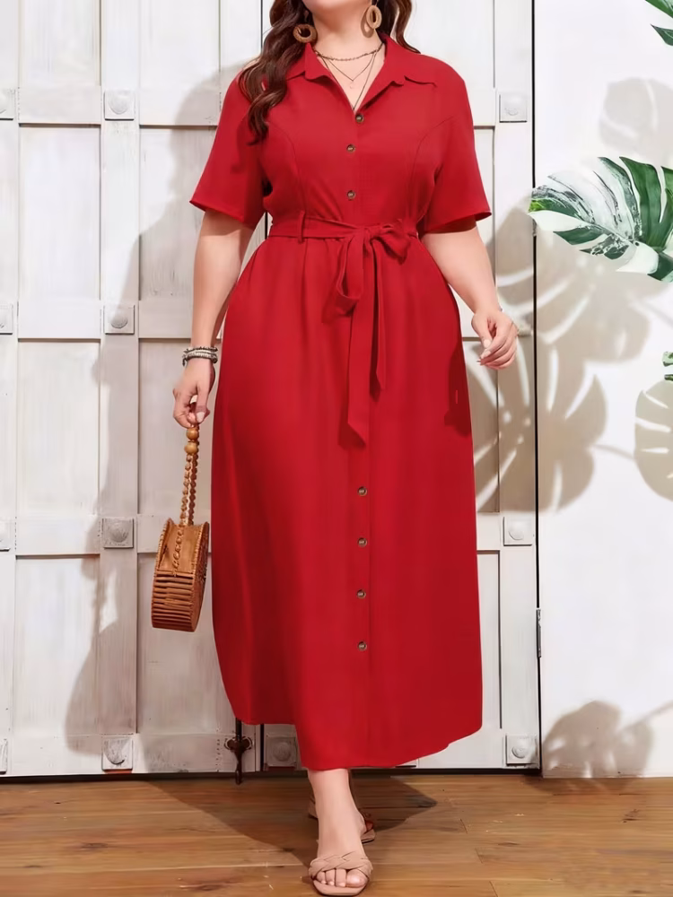 Bohemian Maxi Dress Plus Size