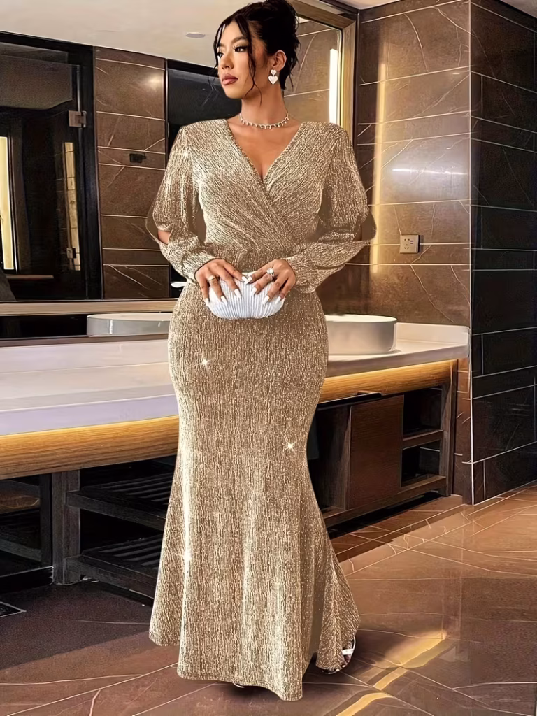 Trumpet Maxi Dress Plus Size