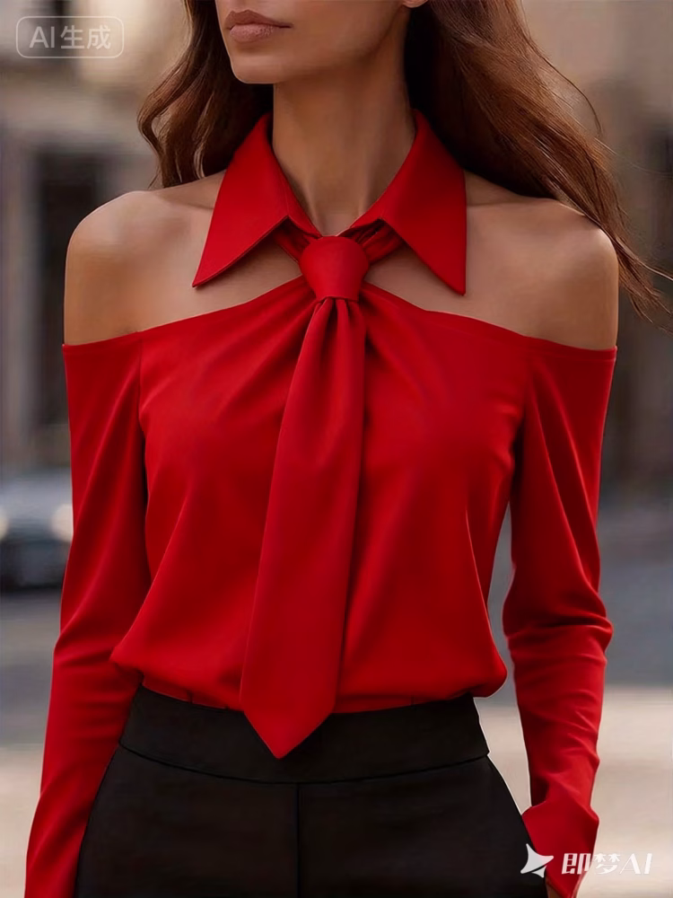 Off-Shoulder Blouse Shirt Strapless