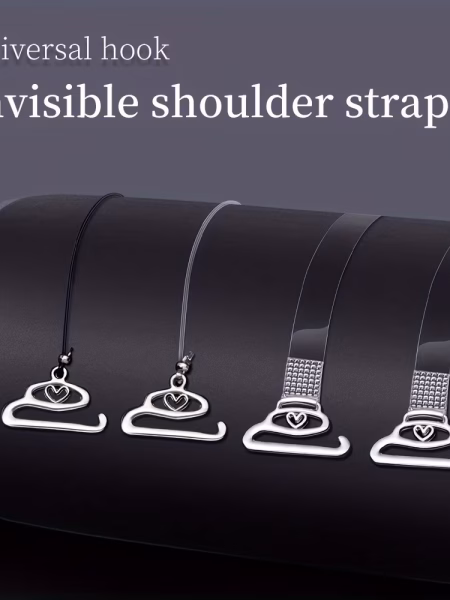 Sexy Transparent Bra Strap 2pcs Set Thin Shoulder Straps