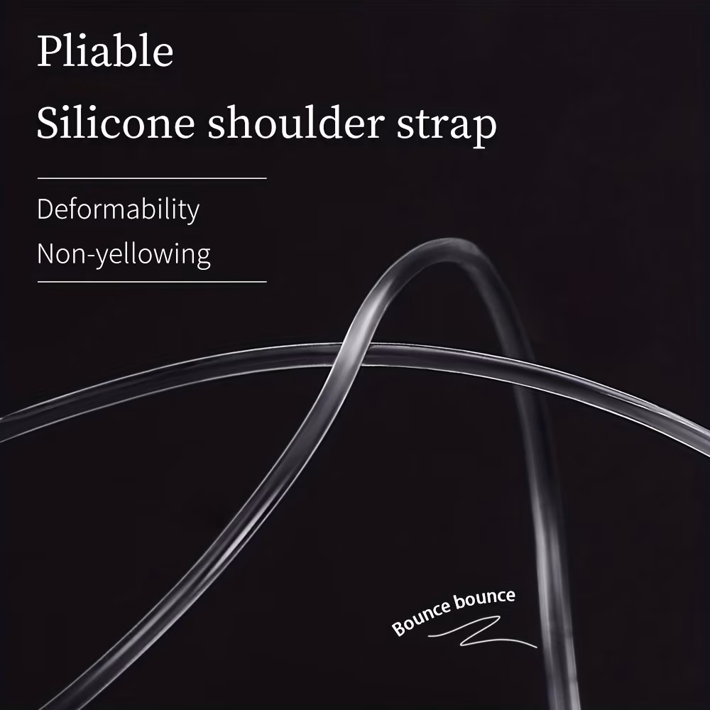 Sexy Transparent Bra Strap 2pcs Set Thin Shoulder Straps