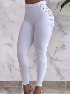 Adorable Exquisite and stylish niche design stretchy elastic leggings crafted for comfort