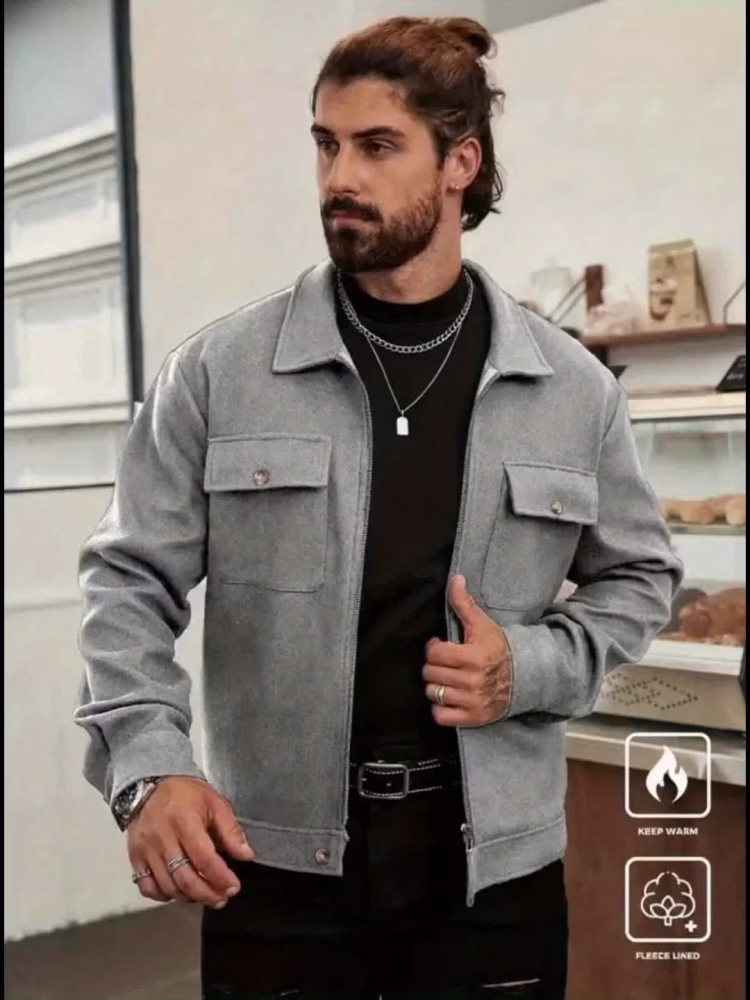 Pearson OBM Bomber Jacket Comfortable Autumn and Winter