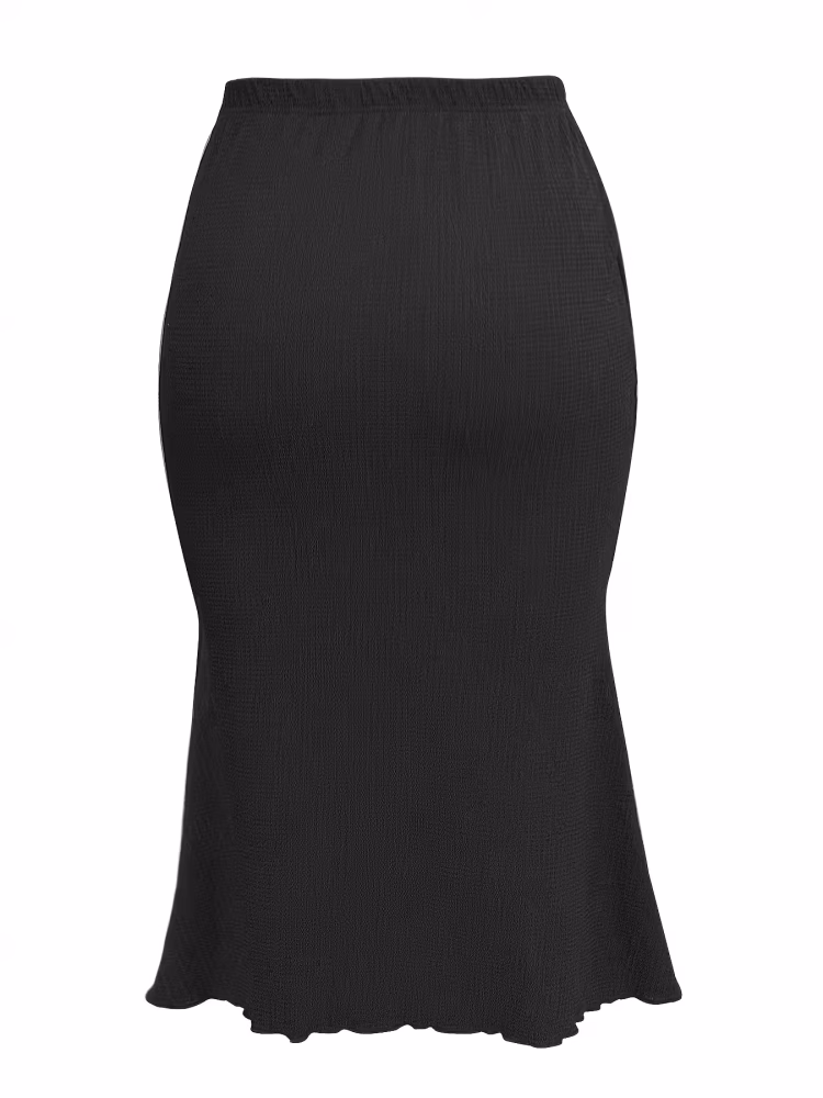 Plus Size Women’s Maxi Skirt Affordable Spring and Autumn Elegant Vintage