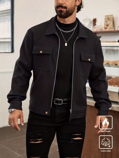 Pearson OBM Bomber Jacket Comfortable Autumn and Winter