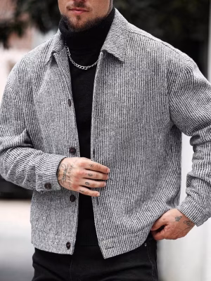 Men Casual Versatile Jacket Daily Commuting Captivating Weekend Outdoor Fashion