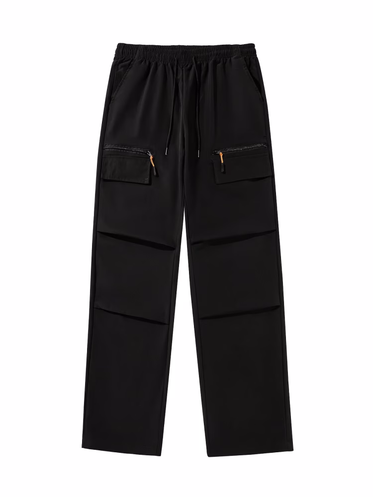 Men Casual Cargo Pants and Fashionable Multi-pocket Workwear Trousers