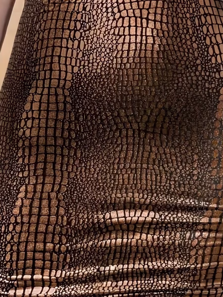 Bodycon Mini Skirt is Designed to Turn Heads This Fashion Snake Print - Brown, XXS