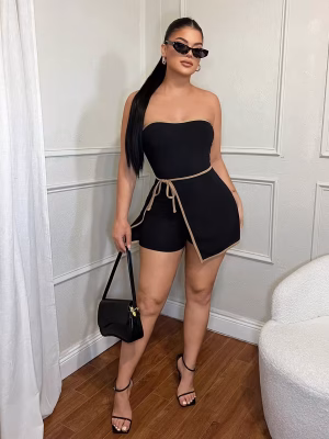 Color-Block Camisole Jumpsuit