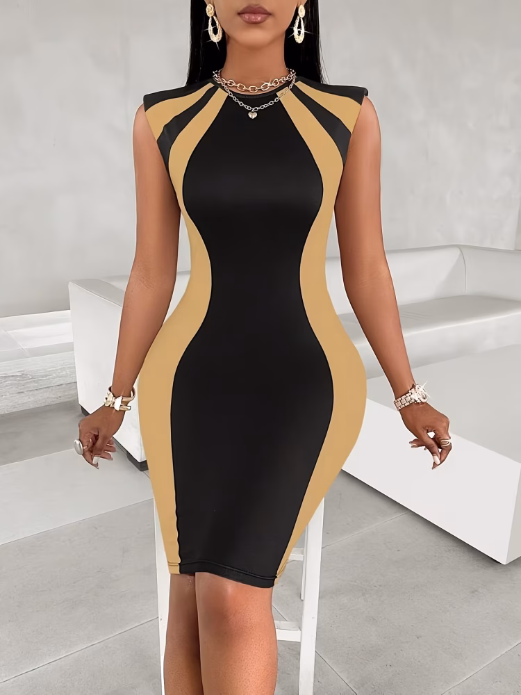 European Midi Bodycon Dress and American Summer