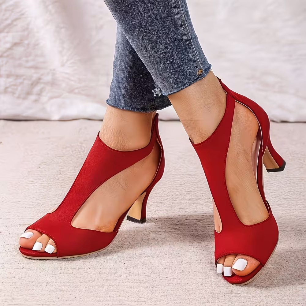 Comfortable Summer High-Heeled Shoes Beautiful Elegant