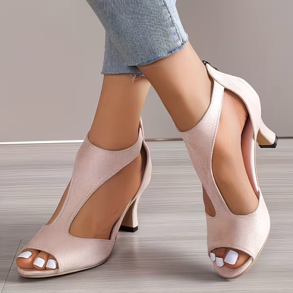 Comfortable Summer High-Heeled Shoes Beautiful Elegant