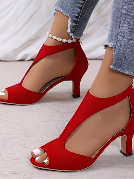 Comfortable Summer High-Heeled Shoes Beautiful Elegant